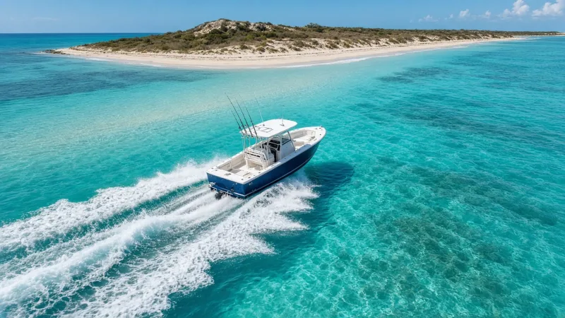 Sport Fisher running offshore